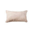 Pillows Decorative Pillows - 12" x 20" x 5" Beige Faux - Pillow HomeRoots