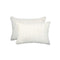 Pillows Decorative Pillows - 12" x 20" x 5" Ivory Mink, Faux - Pillow 2-Pack HomeRoots
