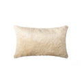 Pillows Decorative Pillows - 12" x 20" x 5" Sand Faux - Pillow HomeRoots