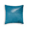 Pillows Decorative Pillows - 16" x 16" x 5" Turquoise, Cowhide Leather - Pillow HomeRoots