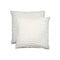 Pillows Decorative Pillows - 18" x 18" x 5" Ivory Mink, Faux - Pillow 2-Pack HomeRoots