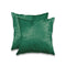 Pillows Decorative Pillows - 18" x 18" x 5" Verde Cowhide - Pillow 2-Pack HomeRoots