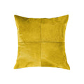 Pillows Decorative Pillows - 18" x 18" x 5" Yellow Quattro - Pillow HomeRoots