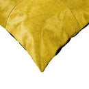 Pillows Decorative Pillows - 18" x 18" x 5" Yellow Quattro - Pillow HomeRoots