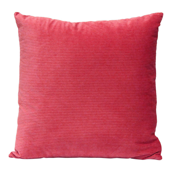 Pillows Down Pillows - 18" X 5.5" X 18" Coral Polyester Square Pillow HomeRoots