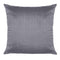 Pillows Down Pillows - 18" X 5.5" X 18" Dark Grey Polyester Square Pillow HomeRoots
