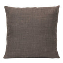 Pillows Down Pillows - 18" X 5.5" X 18" Mocha Polyester Square Pillow HomeRoots