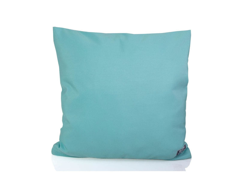 Pillows Down Pillows - 19.29" X 19.29" X 6.30" Blue Seaweed Recycled Sailcloth Pillow Grey 9 HomeRoots