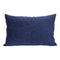Pillows Down Pillows - 20" X 4" X 14" Blue Polyester Lumbar Pillow HomeRoots