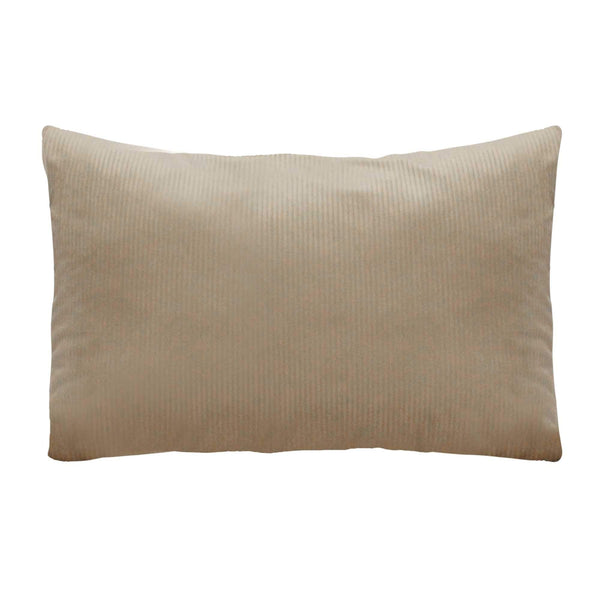 Pillows Down Pillows - 20" X 4" X 14" Tan Polyester Lumbar Pillow HomeRoots