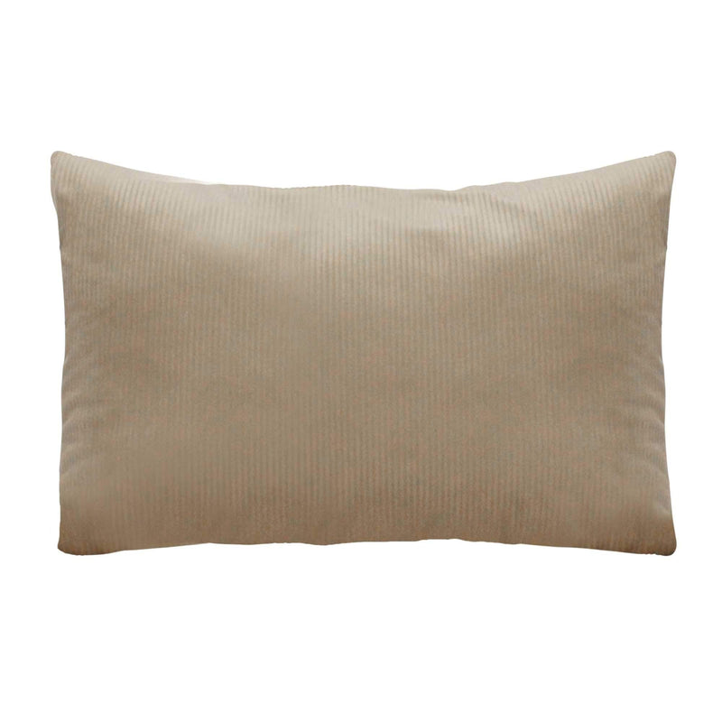 Pillows Down Pillows - 20" X 4" X 14" Tan Polyester Lumbar Pillow HomeRoots