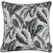 Pillows Fall Pillow Covers - 17"x 17"Grey Jacquard Tropical Leaf Decorative Throw Pillow Cover HomeRoots