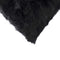 Pillows Faux Fur Pillows - 5" x 18" x 18" 100% Natural Rabbit Fur Black Pillow HomeRoots