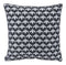 Pillows Foam Pillow - 16.9" x 16.9" x 5.1" Black, Foam, Bees At Night Pillow HomeRoots