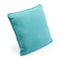 Pillows Foam Pillow - 17.7" X 17.7" X 1.2" Beautiful Turquoise Velvet Throw Pillow HomeRoots