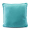 Pillows Foam Pillow - 17.7" X 17.7" X 1.2" Beautiful Turquoise Velvet Throw Pillow HomeRoots