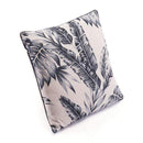 Pillows Foam Pillow - 17.7" X 17.7" X 1.2" Black And Beige Leaves Pillow HomeRoots