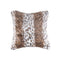 Pillows Fur Pillows - 18" x 18" x 5" Georgetown Lynx Faux Fur - Pillow HomeRoots