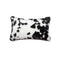 Pillows Fur Pillows - 20" X 12" X 1" Sugarland Black And White Faux Fur - Pillow - Pack of 2 HomeRoots