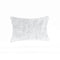 Pillows Fur Pillows - 5" x 12" x 20" 100% Natural Rabbit Fur White Pillow HomeRoots