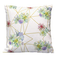 Pillows Long Pillow 18" X 5.5" X 18" Multi Polyester Square Pillow 3376 HomeRoots