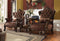 Pillows Long Pillow - 33" X 36" X 47" Brown & Cherry Wood Chair & 1 Pillow HomeRoots
