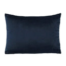 Pillows Lumbar Pillow 20" X 4" X 14" Blue Cotton Polyester Lumbar Pillow 3371 HomeRoots