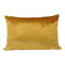 Pillows Lumbar Pillow - 20" X 4" X 14" Yellow Cotton Polyester Lumbar Pillow HomeRoots