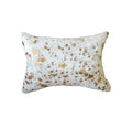 Pillows My Pillow - 12" x 20" x 5" Impressive Natural And Gold Torino Kobe Cowhide - Pillow HomeRoots