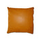 Pillows My Pillow - 16" x 16" x 5" Mustard, Cowhide Leather - Pillow HomeRoots