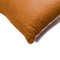 Pillows My Pillow - 16" x 16" x 5" Mustard, Cowhide Leather - Pillow HomeRoots