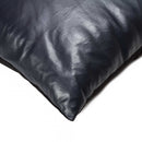 Pillows My Pillow - 16" x 16" x 5" Navy Cowhide Leather - Pillow HomeRoots