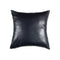 Pillows My Pillow - 16" x 16" x 5" Sapphire Blue Cowhide Leather - Pillow HomeRoots