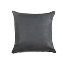 Pillows My Pillow - 16" x 16" x 5" Slate Gray, Cowhide Leather - Pillow HomeRoots