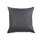 Pillows My Pillow - 16" x 16" x 5" Slate Gray, Cowhide Leather - Pillow HomeRoots