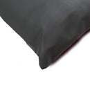 Pillows My Pillow - 16" x 16" x 5" Slate Gray, Cowhide Leather - Pillow HomeRoots