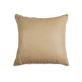 Pillows My Pillow - 16" x 16" x 5" Tan, Cowhide Leather - Pillow HomeRoots