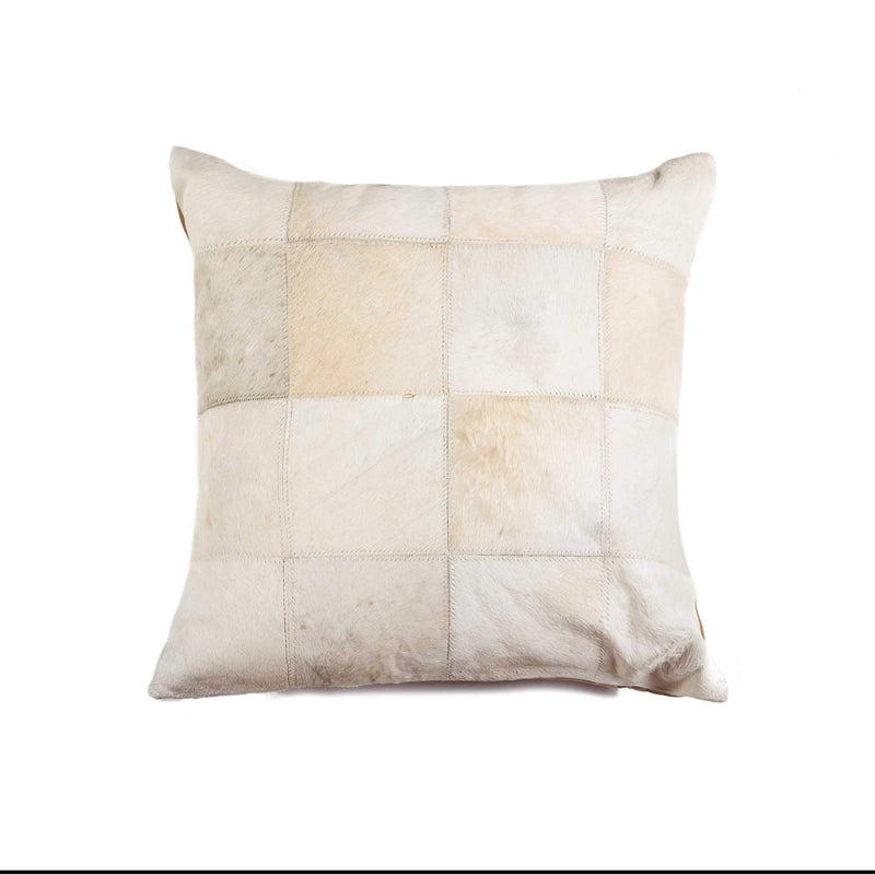 Pillows My Pillow - 18" x 18" x 5" Classy Natural Torino Kobe Patchwork - Pillow HomeRoots