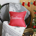 Pillows Outdoor Pillow Covers - 18"x18" White Quote Printed Christmas Decorative Throw Pillow Cover HomeRoots