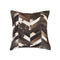 Pillows Pillow - 18" x 18" x 5" Chocolate And Natural - Pillow HomeRoots