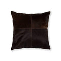 Pillows Pillow - 18" x 18" x 5" Chocolate Quattro - Pillow HomeRoots