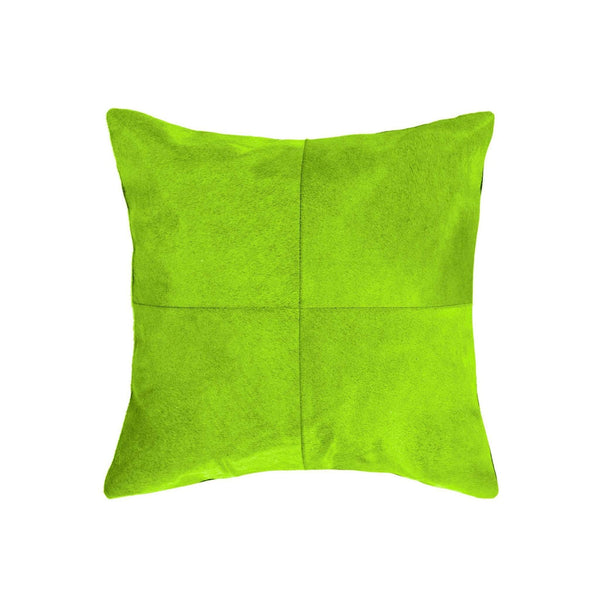 Pillows Pillow - 18" x 18" x 5" Lime Quattro - Pillow HomeRoots