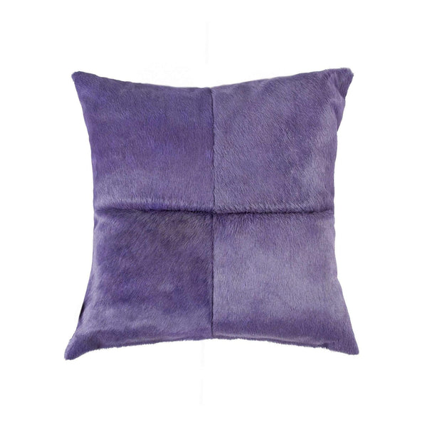 Pillows Pillow - 18" x 18" x 5" Purple Quattro - Pillow HomeRoots