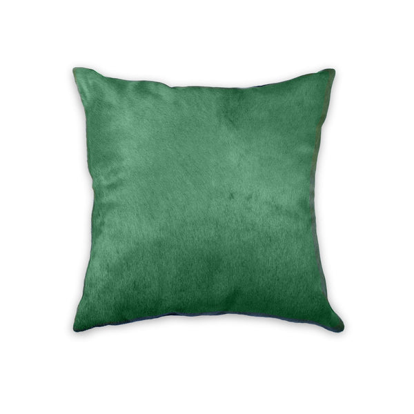 Pillows Pillow - 18" x 18" x 5" Verde Cowhide - Pillow HomeRoots