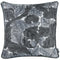 Pillows Pillow Covers - 17"x 17" Grey Jacquard Leaf Decorative Throw Pillow Cover HomeRoots