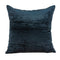 Pillows Pillow Covers - 18" x 0.5" x 18" Transitional Dark Blue Solid Pillow Cover HomeRoots