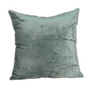 Pillows Pillow Covers - 18" x 0.5" x 18" Transitional Sea Foam Solid Pillow Cover HomeRoots