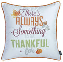 Pillows Pillow Covers - 18"x 18" Thanksgiving Thankful Printed Decorative Throw Pillow Cover HomeRoots