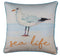 Pillows Pillow Covers - 18"x18" Marine Square Bird Decorative Throw Pillow Cover HomeRoots