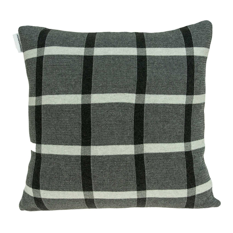 Pillow Covers - 20" x 0.5" x 20" Transitional Gray Cotton Pillow Cover